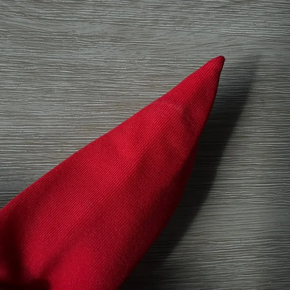 J Crew Flawed Bow One Shoulder Bikini Top Small Red